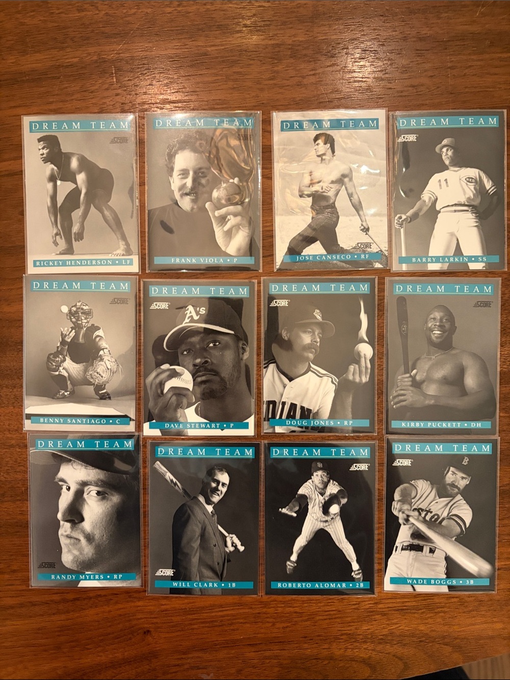 91 Score Dream Team Baseball Trading Cards